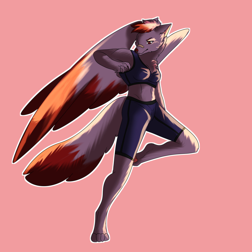 anonymous_artist anthro avey_aveon_(artist) canid canine canis clothing female mammal solo verra_(character) wings wolf