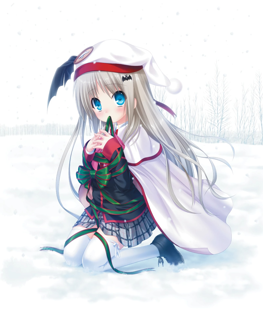 key kud_wafter little_busters! na-ga noumi_kudryavka seifuku tagme thighhighs