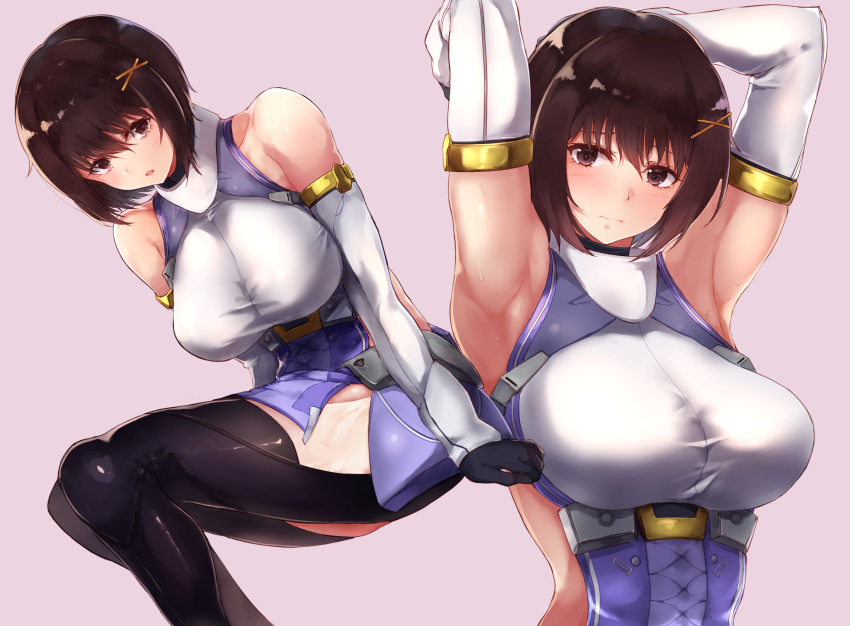 alice_gear_aegis bodysuit sophie_albatou stockings suga_itsuri thighhighs