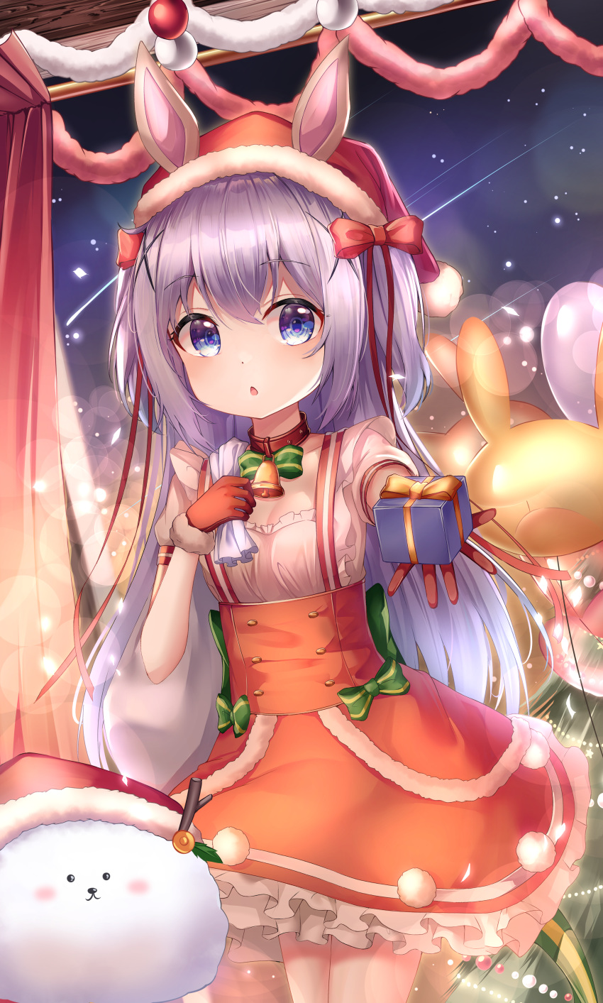 animal_ears christmas gochuumon_wa_usagi_desu_ka? kafuu_chino tippy_(gochuumon_wa_usagi_desu_ka?)