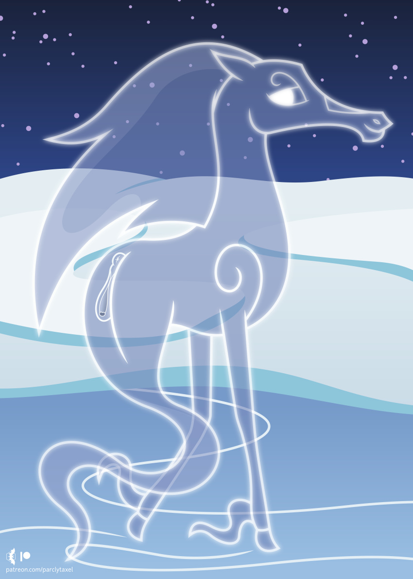 2019 absurd_res anatomically_correct anatomically_correct_anus anatomically_correct_pussy animal_genitalia animal_pussy anus butt clitoris equid equine equine_pussy female feral friendship_is_magic ghost glowing glowing_body glowing_eyes hi_res horse ice ice_skating looking_at_viewer looking_back mammal my_little_pony nude outside parclytaxel patreon perineum presenting presenting_anus presenting_pussy pussy signature sky smile snow solo spirit star starry_sky text translucent translucent_body url windigo_(mlp)