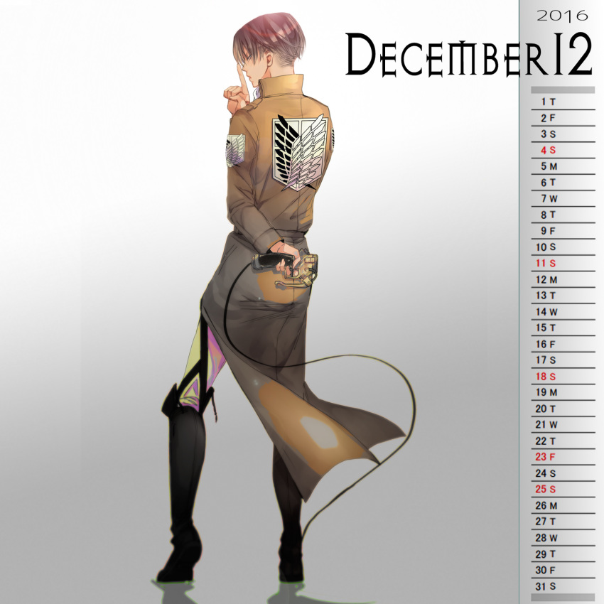 calendar levi male shingeki_no_kyojin tagme weapon
