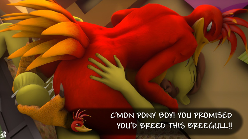 3d_(artwork) anthro banjo-kazooie big_breasts big_butt bodily_fluids breasts butt cum cum_drip dialogue digital_media_(artwork) dripping duo equid equine fan_character female female_penetrated friendship_is_magic genital_fluids hi_res horse huge_butt kazooie male male/female male_penetrating male_penetrating_female mammal my_little_pony penetration penis porn_dialogue rareware rear_view rory_kenneigh sex source_filmmaker speech_bubble symm text vaginal vaginal_penetration video_games