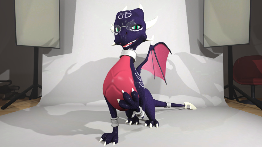 3d_(artwork) activision ardi_pink camera cynder digital_media_(artwork) dragon eyewear female glasses spyro_legend_of_the_dragon spyro_the_dragon studio video_games