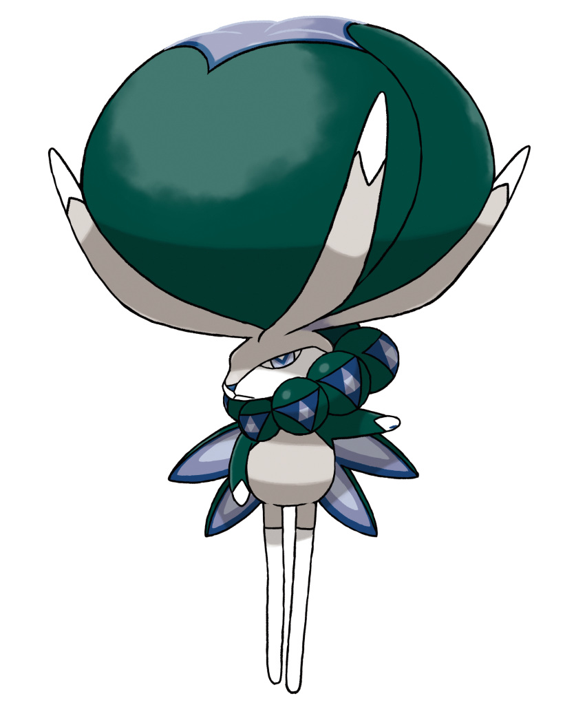 calyrex closed_mouth floating full_body gen_8_pokemon highres no_humans official_art outline pokemon pokemon_(creature) solo transparent_background white_outline