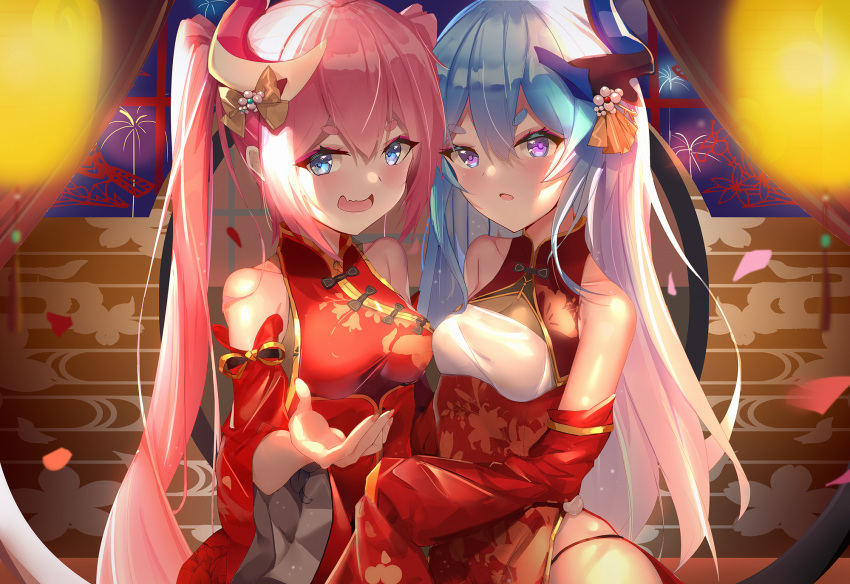 breasts chinese_clothes chinese_dress cleavage honkai_impact rozaliya_olenyeva zhongwu_chahui