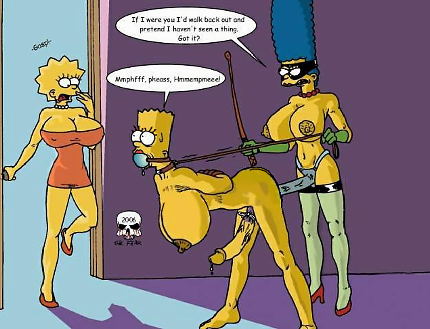 bart_simpson lisa_simpson marge_simpson the_fear the_simpsons