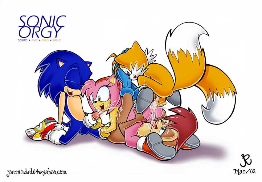 amy_rose archie_comics joe_randel sally_acorn sonic_team sonic_the_hedgehog tails