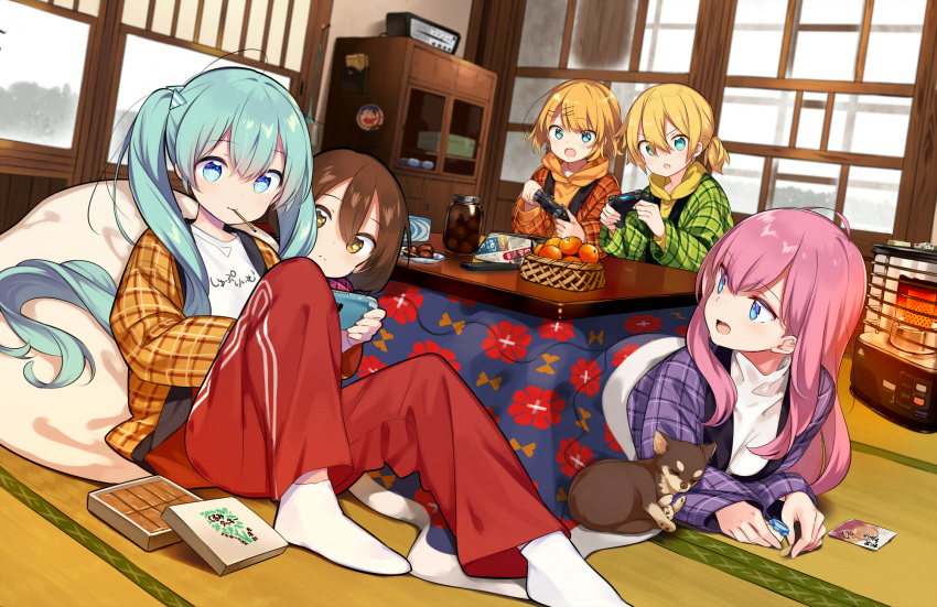 crayon_shin-chan hatsune_miku kagamine_len kagamine_rin megurine_luka meiko sama tagme_(character) vocaloid