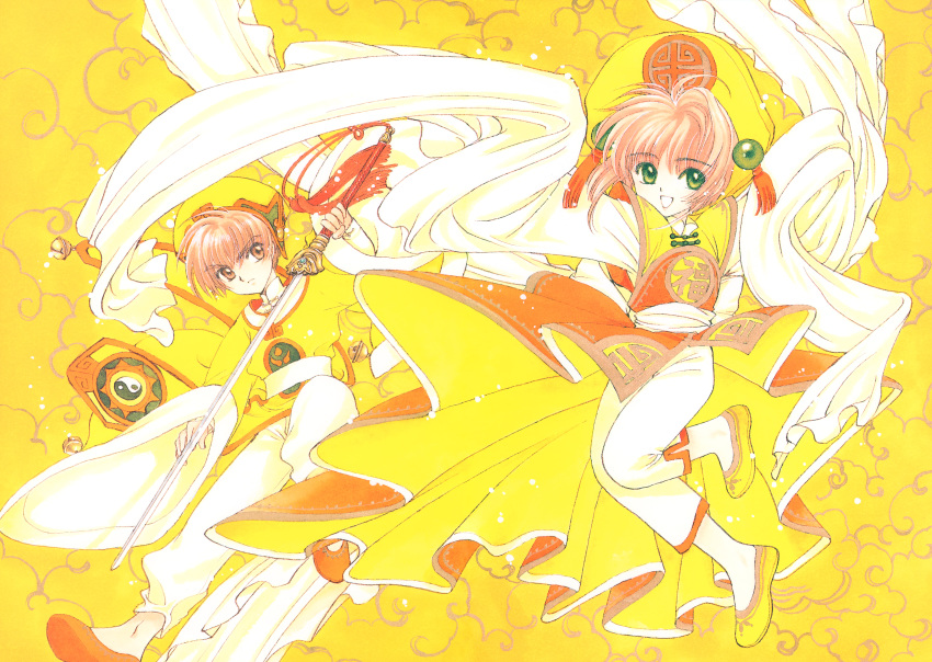 bleed_through card_captor_sakura clamp kinomoto_sakura li_syaoran tagme