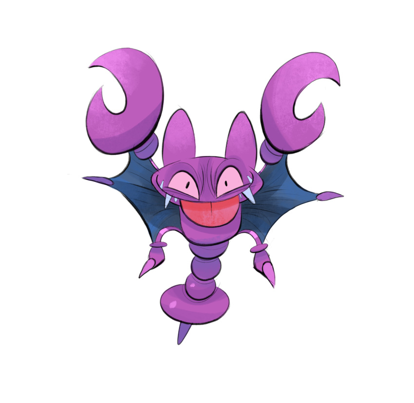 chiropteran flying gligar hi_res mammal mattgreenholt nintendo pok&eacute;mon pok&eacute;mon_(species) smile tongue tongue_out video_games