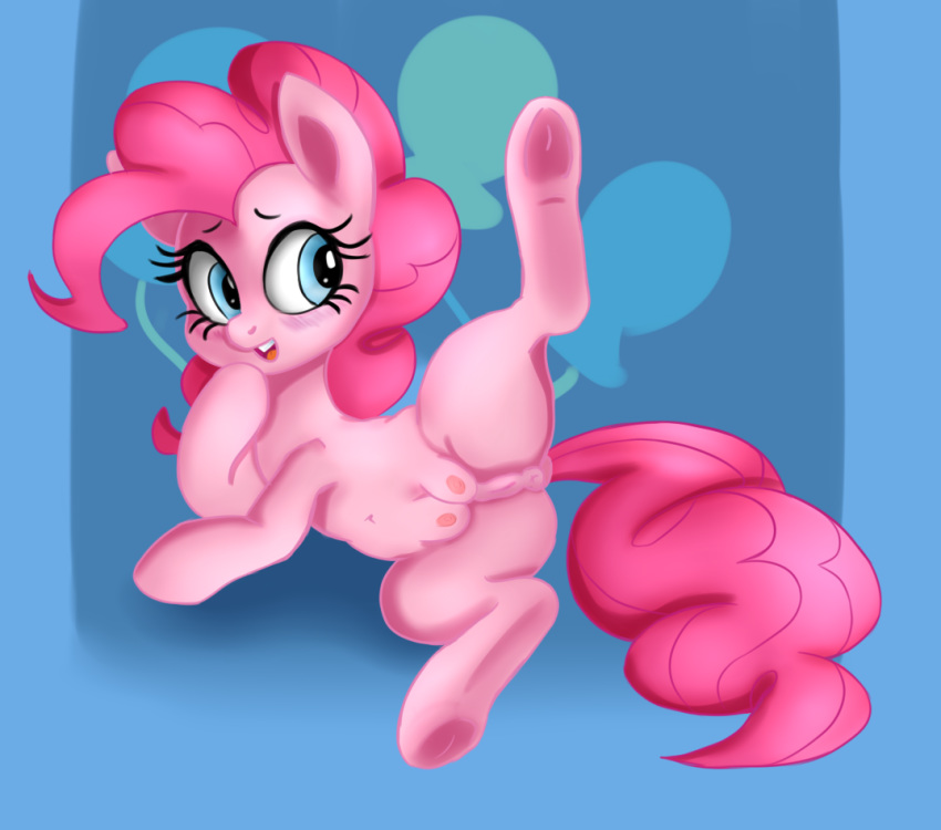 anus blush dock earth_pony edit equid equine female friendship_is_magic genitals horse jbond mammal my_little_pony navel nipples nude open_mouth painting pinkie_pie_(mlp) pony presenting puffy_anus pussy side smile solo spread_legs spreading teats underhoof