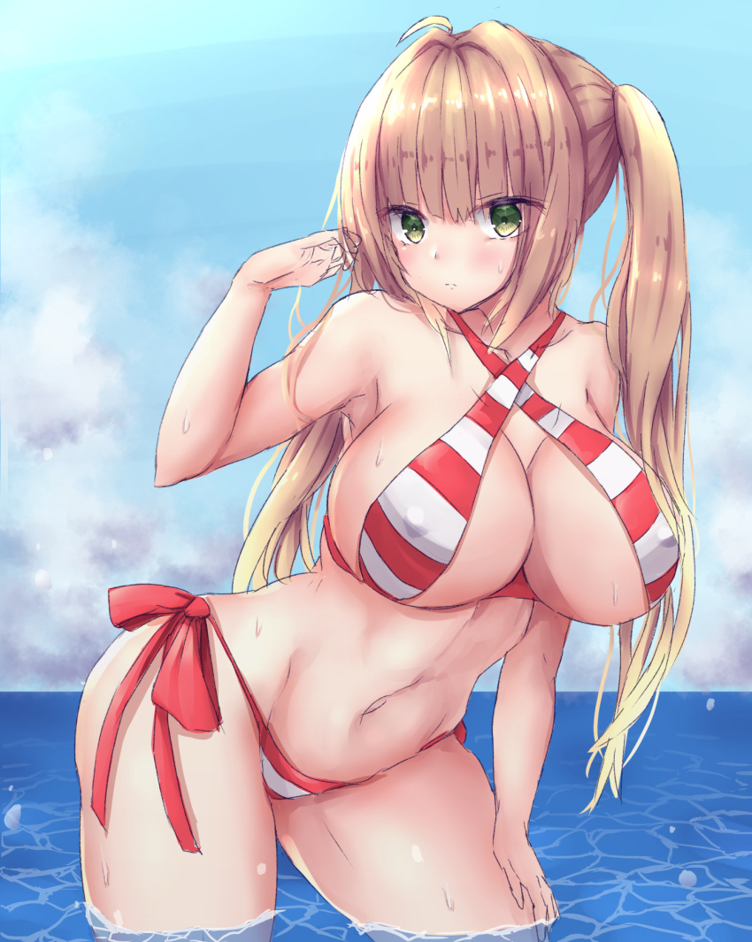 bikini fate/grand_order saber_extra sketch swimsuits tagme