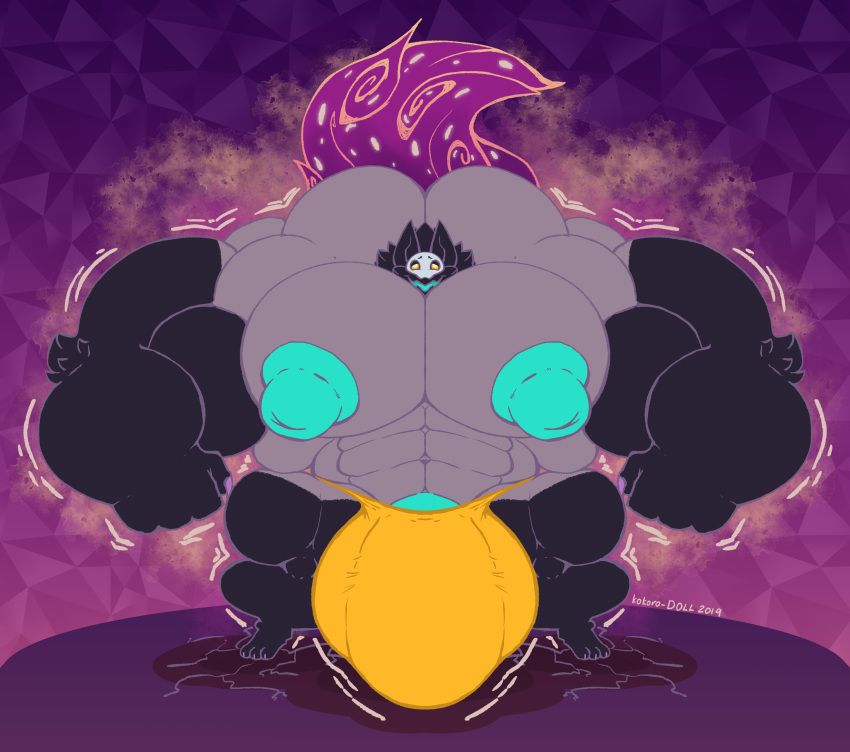 absurd_res anthro balls big_balls big_muscles big_penis bulge canid canine canis clothing floor_damage genitals glowing glowing_tail growth hi_res huge_balls huge_muscles huge_penis hyper hyper_balls hyper_bulge hyper_genitalia hyper_muscles hyper_nipples hyper_penis kokoro-doll looking_at_viewer male mammal muscle_growth muscular nipples open_mouth penis saryn_(kokoro-doll) smile underwear wolf
