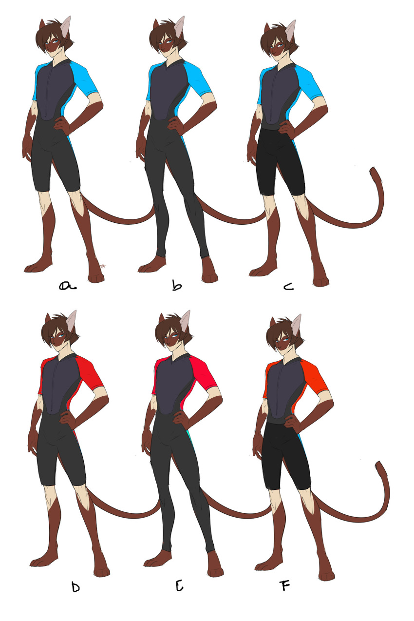 arno brother brothers bulge celio clothing domestic_cat felid feline felis hi_res mammal model_sheet peritian siamese sibling swimwear twins