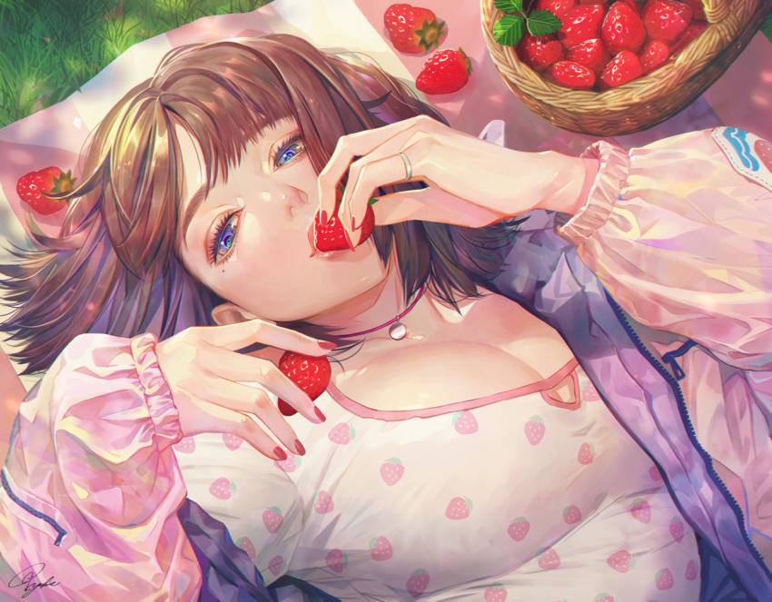 food fruit original realistic strawberry tajima_yukie