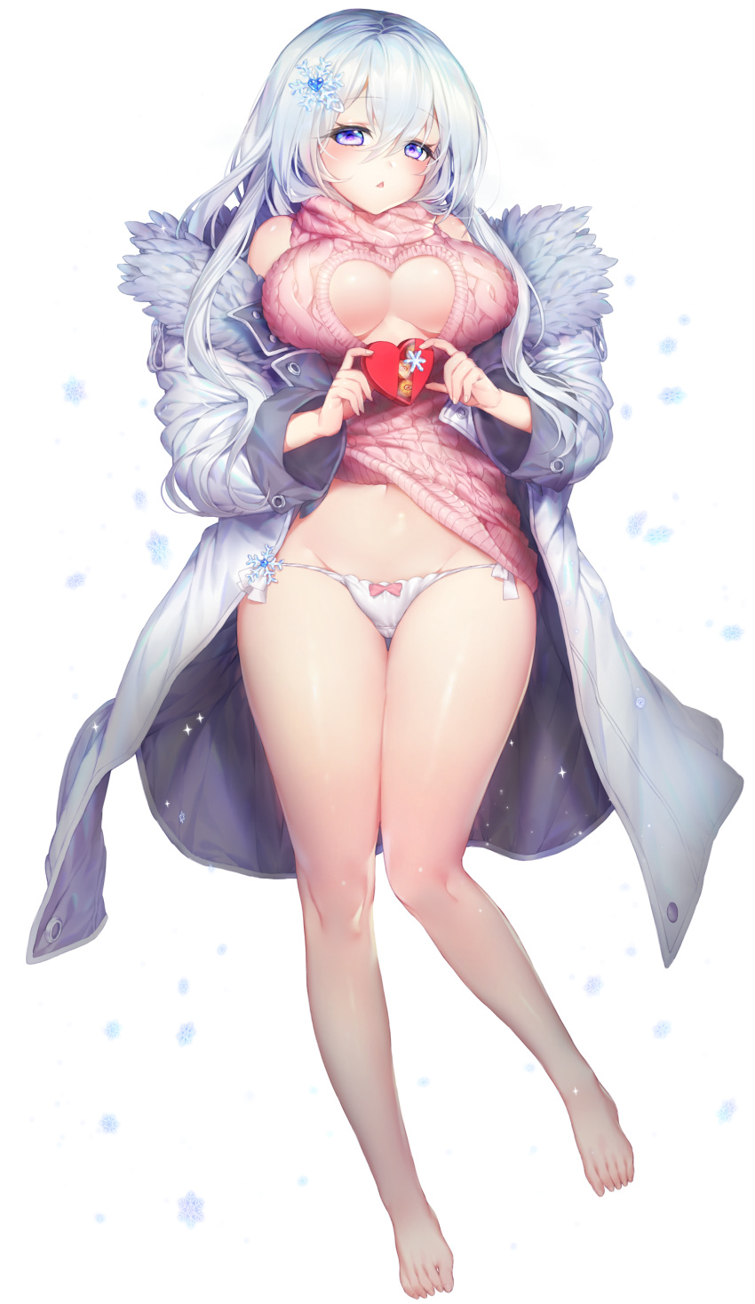 cleavage ia_(ias1010) pantsu sweater transparent_png unleashed valentine