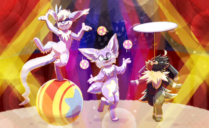 balancing circus clean_sketch clown crownedvictory dizzy eyes_closed hi_res juggling light lighting plate_spinning shaded_sketch sketch spotlight tongue tongue_out