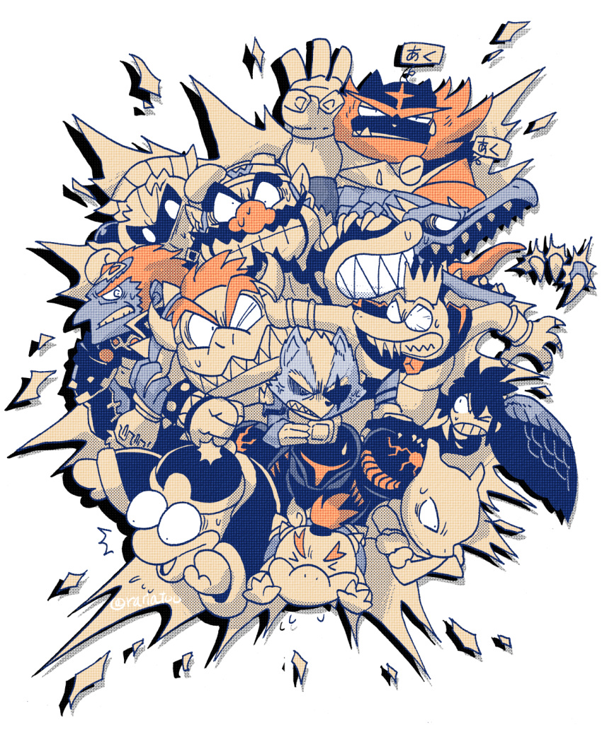 . alien ambiguous_gender angel anthro avian bird bowser bowser_jr. canid canine canis clothed clothing crocodilian dark_pit dark_samus donkey_kong_(series) elemental_creature felid feline flora_fauna ganondorf hi_res human humanoid incineroar kid_icarus king_dedede king_k._rool kirby_(series) koopa kremling legendary_pok&eacute;mon male mammal mario_bros mask membrane_(anatomy) membranous_wings meta_knight metroid metroid_(species) mewtwo muscular muscular_male nintendo parent penguin piranha_plant plant pok&eacute;mon pok&eacute;mon_(species) rariatoo reptile ridley scalie space_dragon_(metroid) star_fox super_smash_bros. super_smash_bros._ultimate the_legend_of_zelda this_was_an_invalid_tag_name video_games waddling_head wario wings wolf wolf_o'donnell young