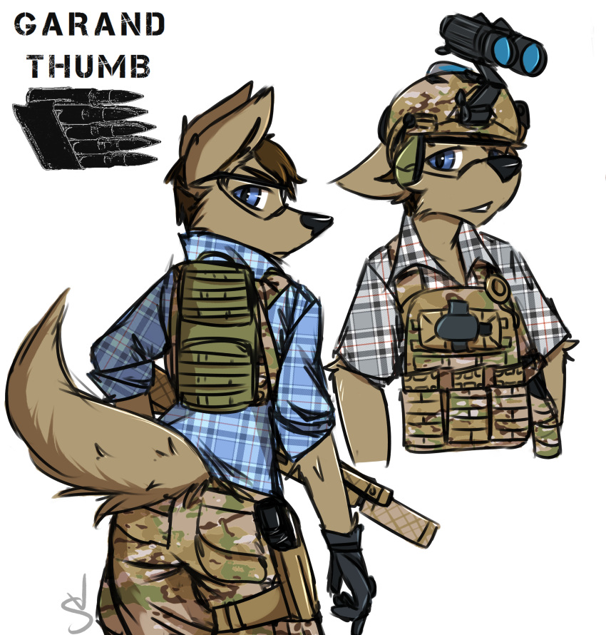camo canid canine canis garand_thumb mammal military saintversa wolf