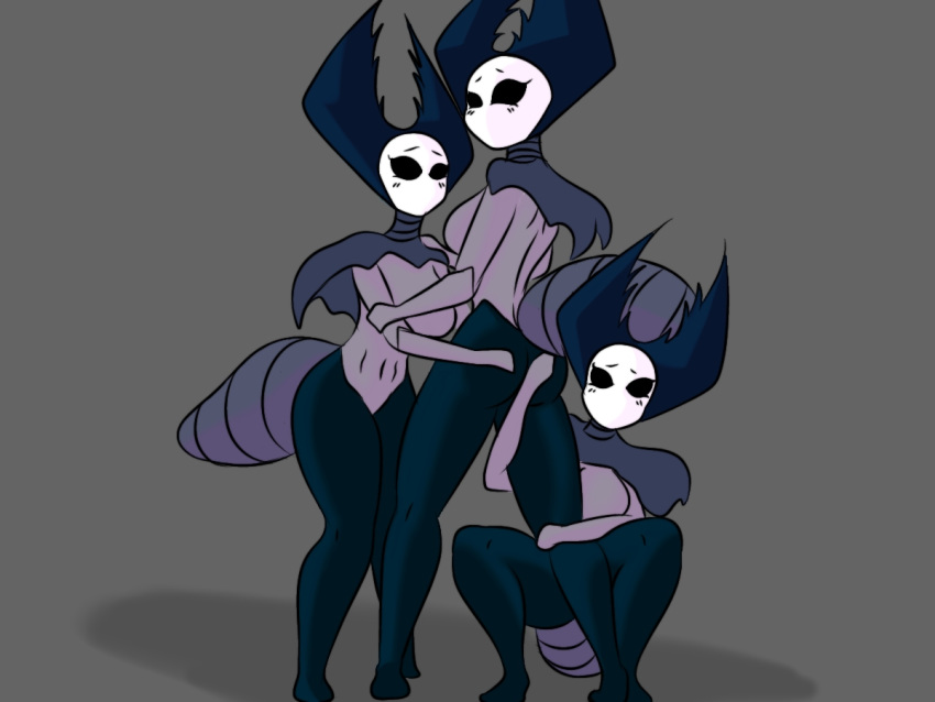 2020 4:3 arthropod big_butt blush breasts butt clothing digital_media_(artwork) female hollow_knight insect looking_at_viewer mantis mantis_lord mrbroomstic_(artist) nude simple_background smile team_cherry video_games