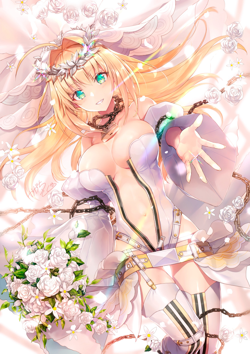 fate/grand_order kagachi_saku saber_bride saber_extra tagme