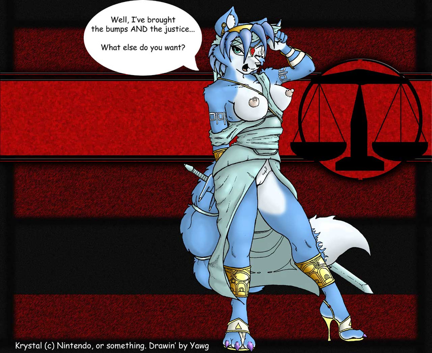 krystal star_fox tagme yawg