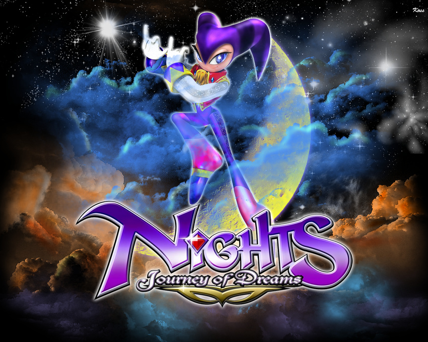 clown moon night nights_into_dreams solo third-party_edit wallpaper watermark