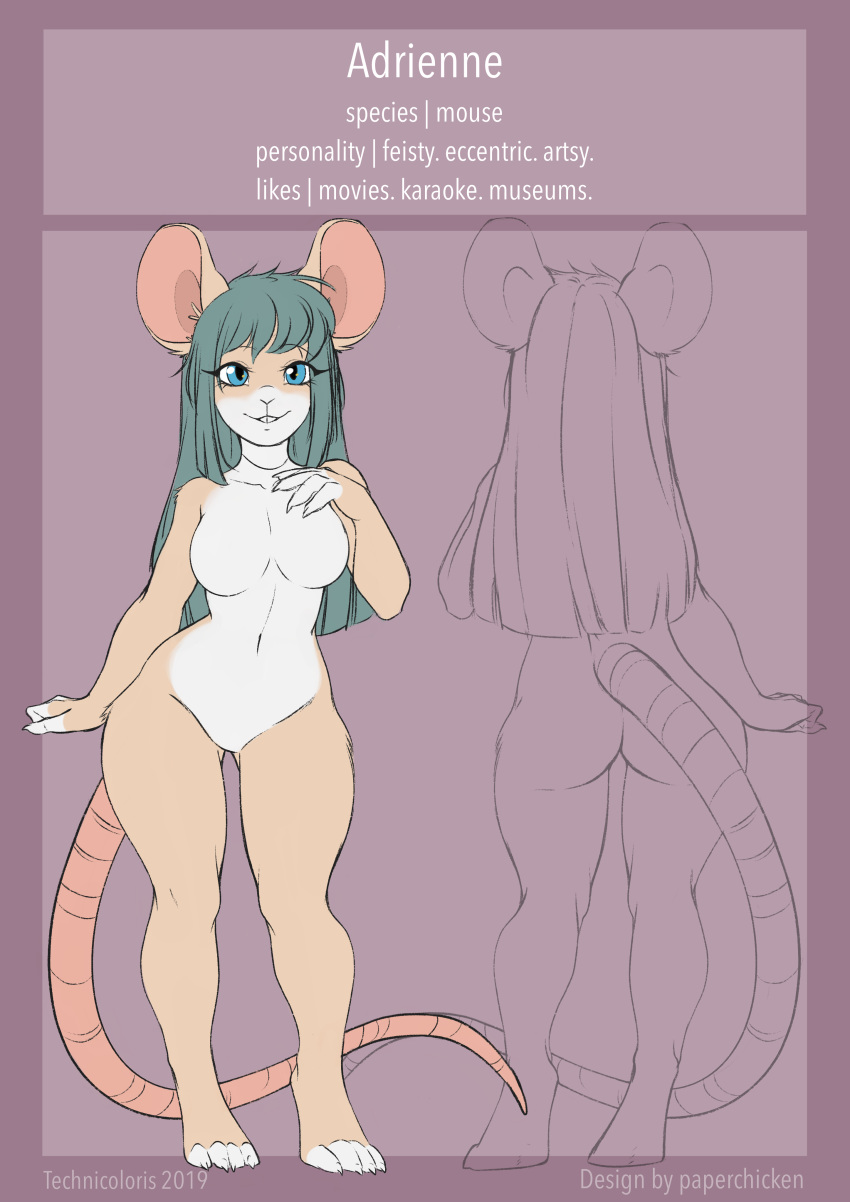 absurd_res animal_humanoid breasts featureless_breasts female hi_res humanoid mammal mammal_humanoid model_sheet mouse mouse_humanoid murid murid_humanoid murine murine_humanoid rodent rodent_humanoid solo technicoloris