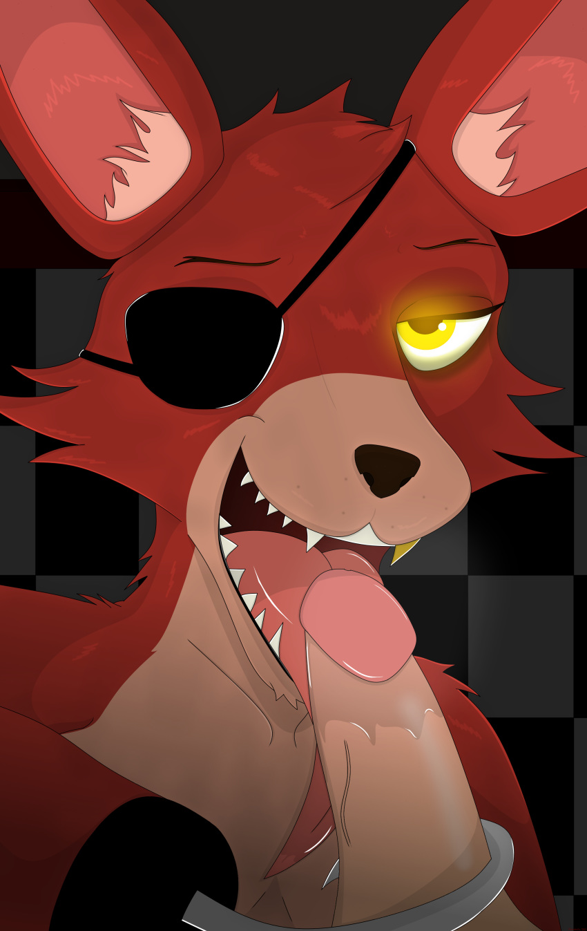 2020 absurd_res ambiguous_focus ambiguous_gender animatronic anthro anthro_only black_lips canid canine colored dark_background duo eye_patch eyebrows eyewear fellatio firetails five_nights_at_freddy's fox foxy_(fnaf) fur glowing glowing_eyes gold_(metal) gold_tooth hi_res hook human human_on_anthro interspecies lips long_tongue machine male male/ambiguous mammal multicolored_body multicolored_fur oral penile pirate red_body red_fur robot seductive_look seductive_smile sex shaded sharp_teeth sharp_tongue shiny_(disambiguation) simple_background teeth tongue video_games yellow_eyes