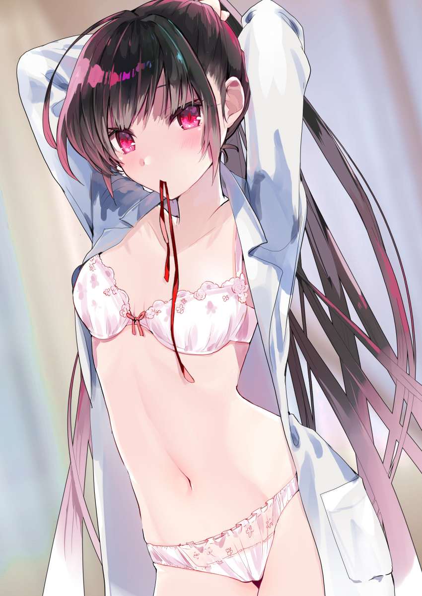 bra open_shirt pantsu tagme tomozero