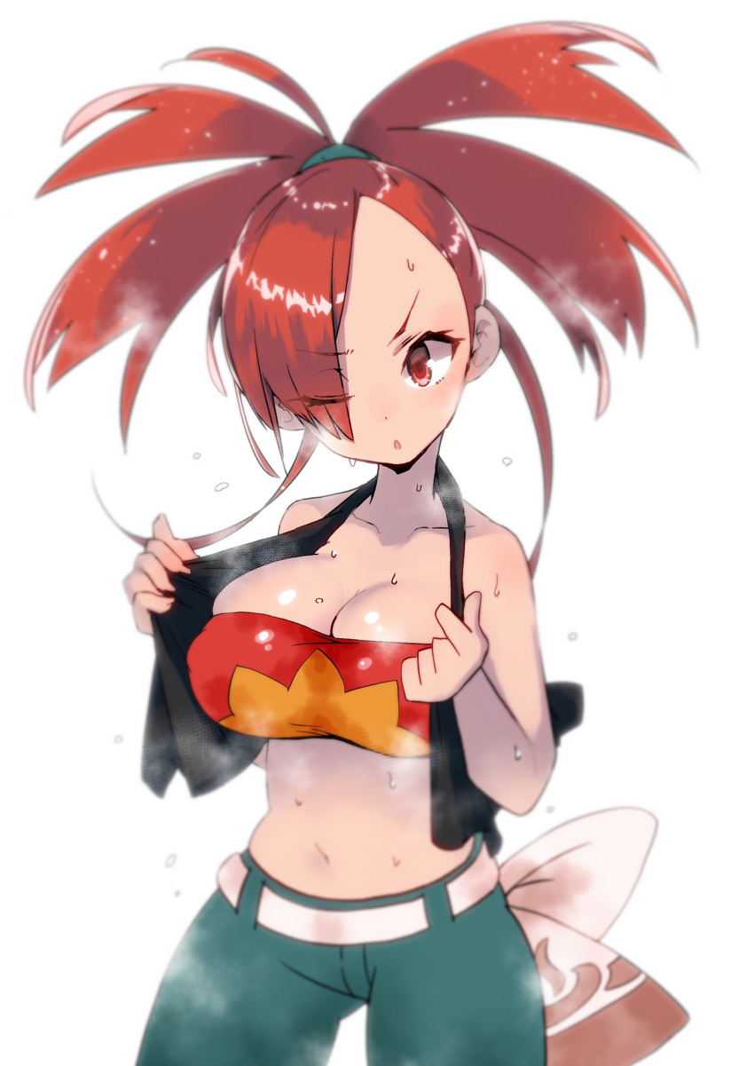 asuna_(pokemon) breasts highres large_breasts long_hair