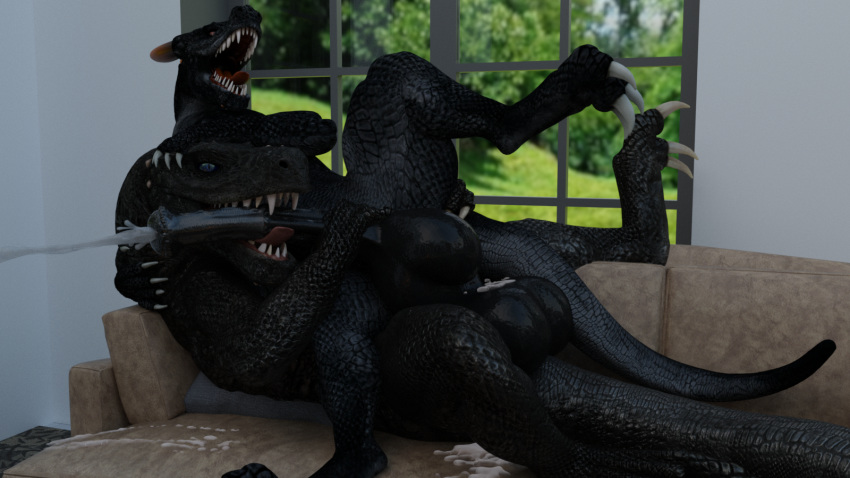 16:9 3d_(artwork) balls_deep bodily_fluids bottoming_out cum cum_inside cum_on_couch cum_on_testicle day_time daz_studio deep_penetration digital_media_(artwork) dragon duo furniture genital_fluids hi_res inside licking lying male male/male on_top oral penetration pillow reptile riding scalie sofa sucking tongue tongue_out widescreen window