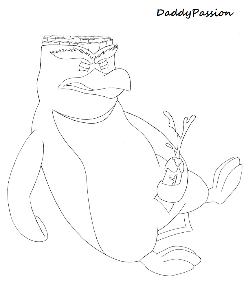 avian beak bird bodily_fluids buck_(disambiguation) buck_rockgut cum daddypassion dreamworks erection genital_fluids genitals hi_res madagascar_(series) male masturbation penguin penis simple_background solo the_penguins_of_madagascar