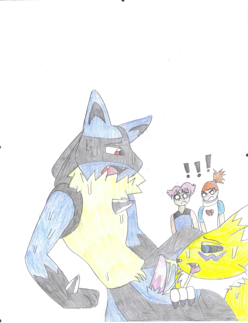 crossover digimon lucario pokemon renamon