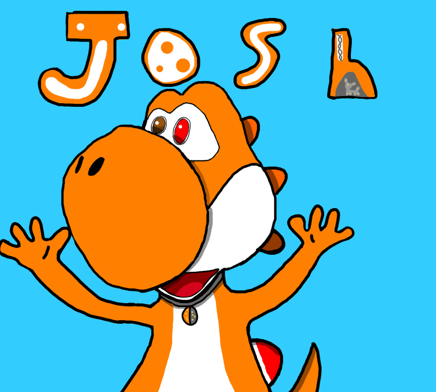 4_fingers ambiguous_gender amulet belly big_nose blue_sky brown_eyes cheek_tuft diego_the_yoshi eeveelution facial_tuft fingers happy heterochromia hi_res josh_(yoshi) letters mario_bros nintendo not_furry open_mouth orange_belly orange_body orange_hands orange_nose orange_tail orange_yoshi pok&eacute;mon pok&eacute;mon_(species) red_eyes shell sketch sky smile solo tongue tuft umbreon video_games white_belly yoshi