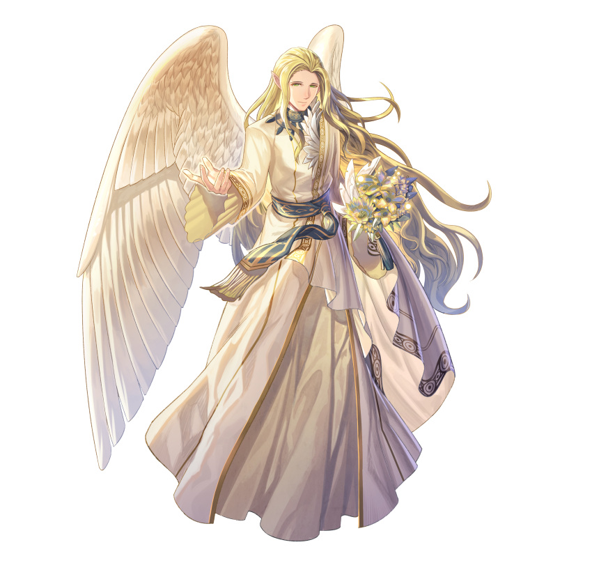 angel fire_emblem fire_emblem:_souen_no_kiseki fire_emblem_heroes nintendo pointy_ears rafiel shimomura_watari wings