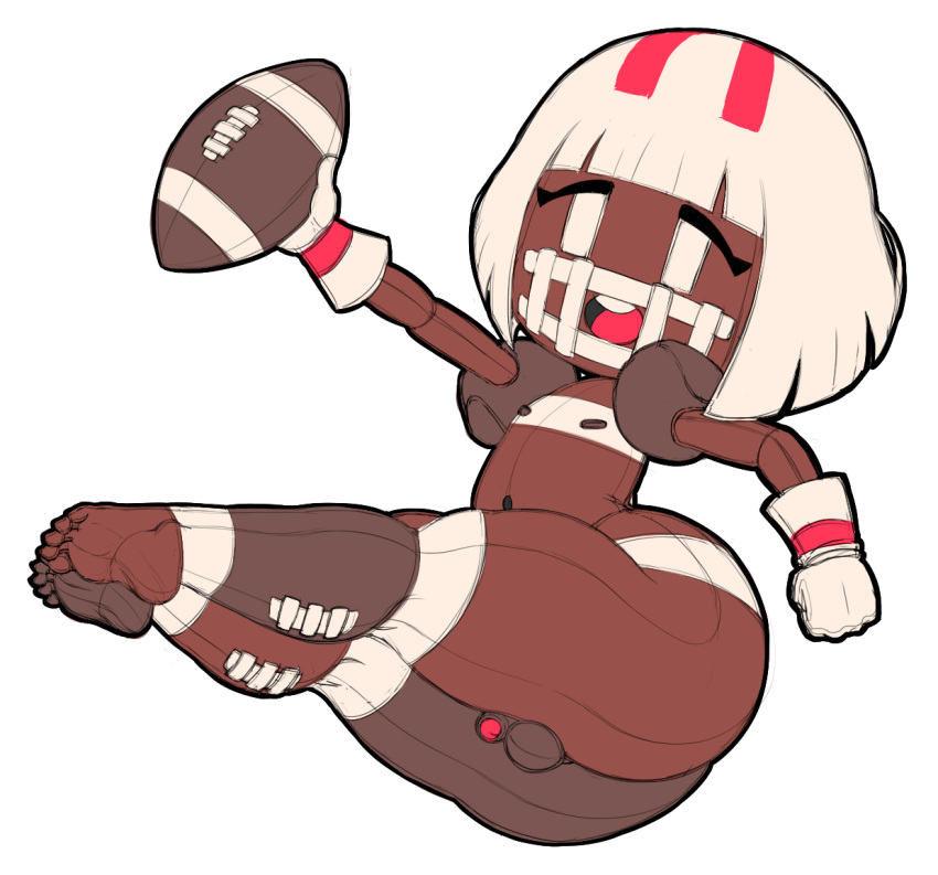 :d animate_inanimate ball balls big_butt blonde_hair brown_body brown_skin butt clothing dark_skin doll feet flaccid football_(ball) foreskin genitals girly gloves hair handwear happy huge_butt humanoid humanoid_genitalia humanoid_penis jumping male male_focus nipples not_furry nude open_mouth penis pigskin short_hair short_stack simple_background small_feet small_penis smile solo submissive submissive_male thick_thighs uncut wide_hips zeeman