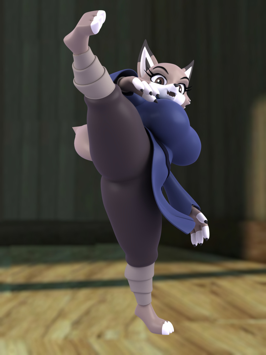 3:4 3d_(artwork) anthro argos90 blender_(software) blender_cycles canid canine digital_media_(artwork) dreamworks female fox hi_res kung kung_fu_panda mammal solo zhen_(kung_fu_panda)