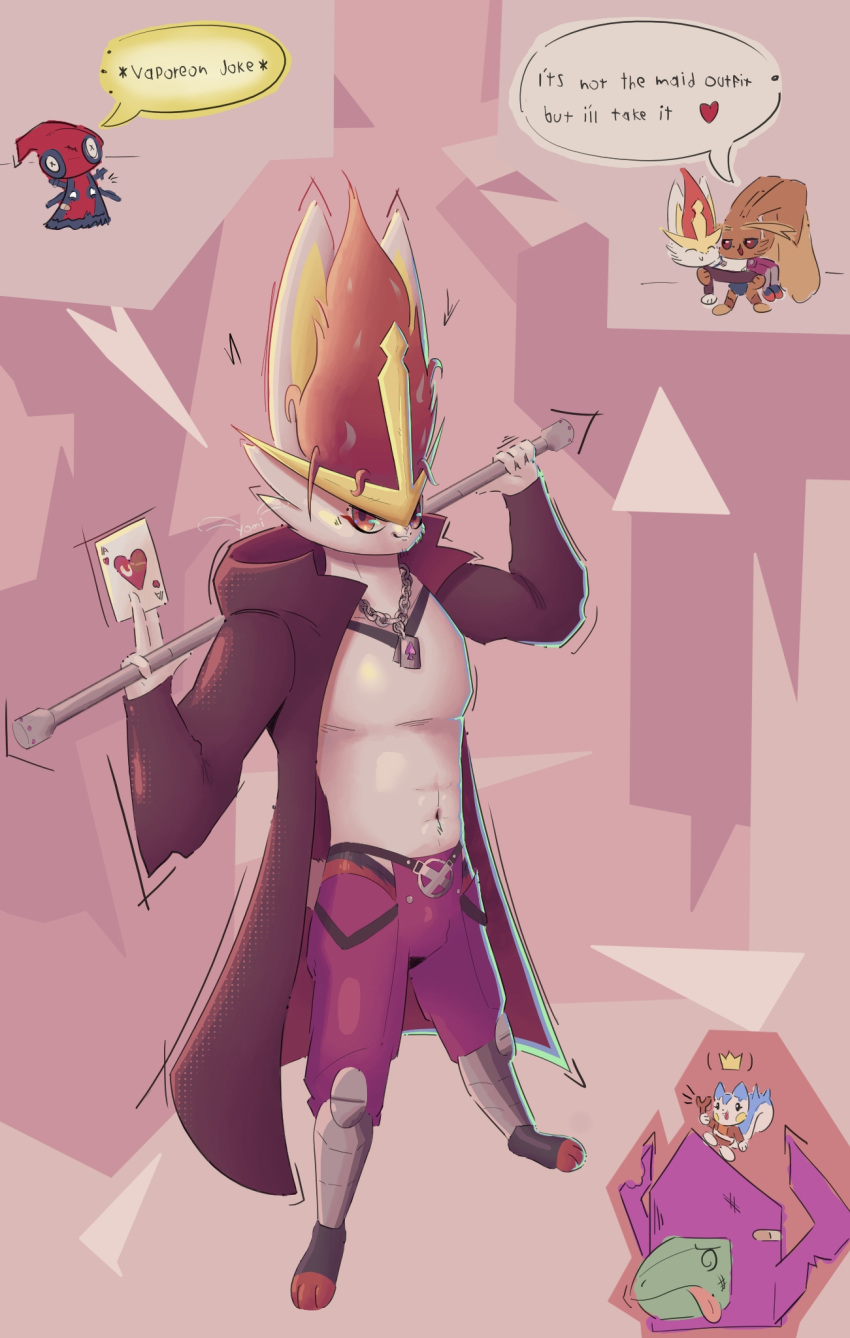 anthro cinderace cosplay crossover crossover_cosplay deadpool female galactus gambit_(marvel) generation_2_pokemon generation_4_pokemon generation_7_pokemon generation_8_pokemon group hi_res lopunny male male/female male_focus marvel marvel_rivals mimikyu nintendo pachirisu pokemon pokemon_(species) rogue_(marvel) squirrel_girl_(marvel) tyranitar yomi_(artist)