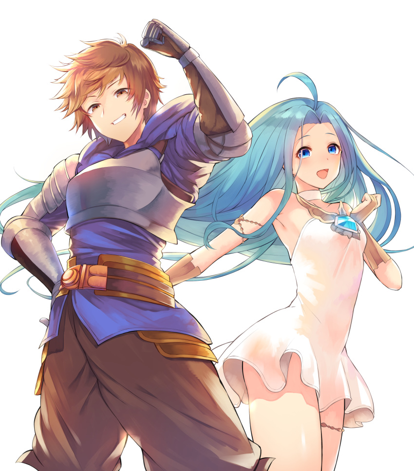 gran_(granblue_fantasy) granblue_fantasy lyria_(granblue_fantasy) tagme yamato_(muchuu_paradigm)