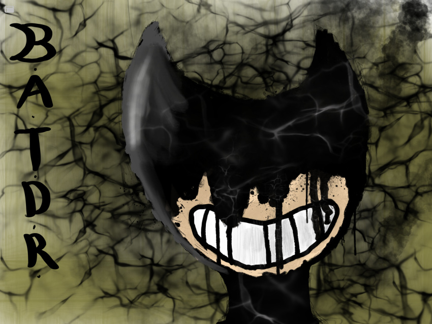 4:3 bendy_and_the_ink_machine bendy_the_dancing_demon black_body bow_tie clothing demon digital_media_(artwork) doot_boy21 fleischer_style_toon gloves handwear hi_res horn humanoid looking_at_viewer male shadow smile solo toony video_games