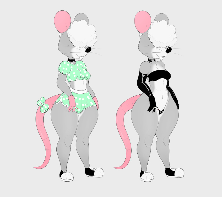 anthro big_(disambiguation) bit-maki butt den doris female hi_res lilla mammal murid murine rat rodent solo usnarbit wide_hips