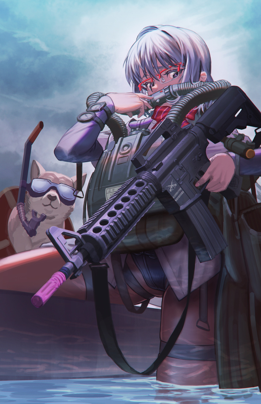 gun hironii_(hirofactory) megane pantyhose tagme