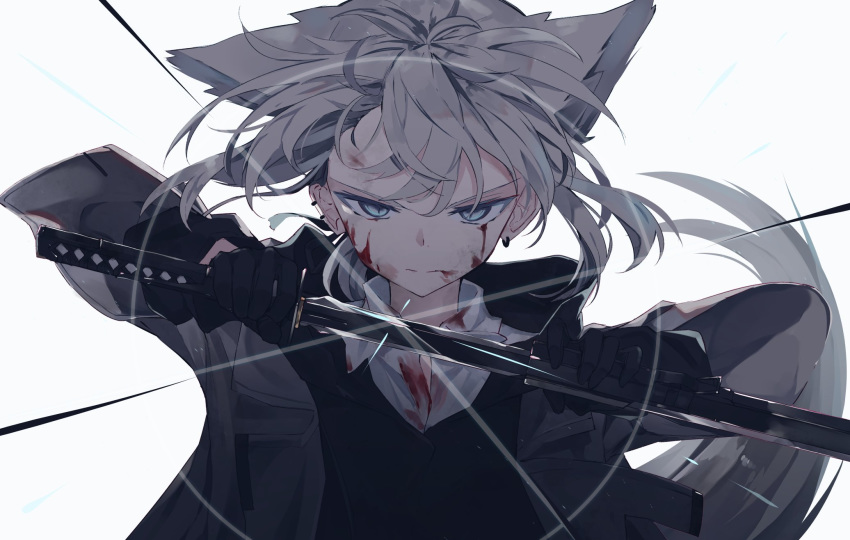 animal_ears blood nagishiro_mito sword tagme