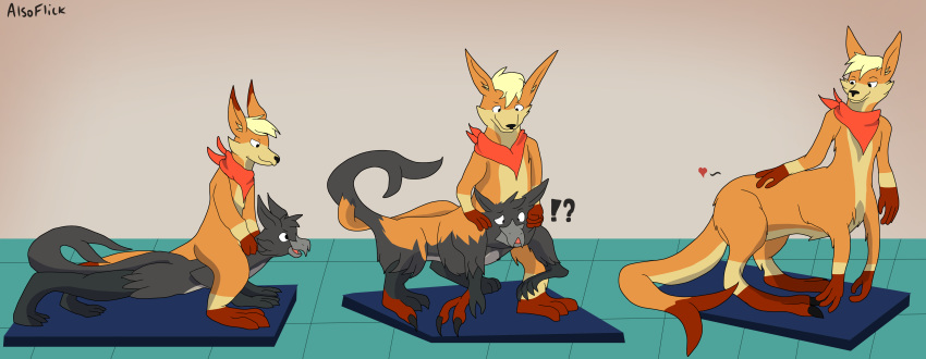 absorb absorbtion absurd_res alsoan alsoflick eric ericscha exercise flick hi_res kangaroo kangaroo_taur macropod macropod_taur male mammal mammal_taur marsupial marsupial_taur merging push-up roo_taur taur taur_end taur_end_tf taur_tf tfeveryday tftuesday transformation