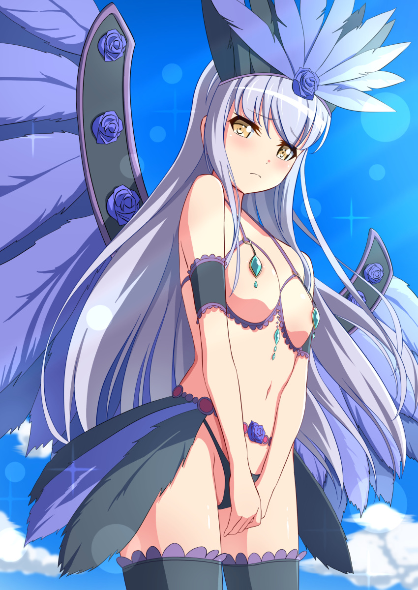 areola bang_dream! bikini minato_yukina sakamata swimsuits thighhighs