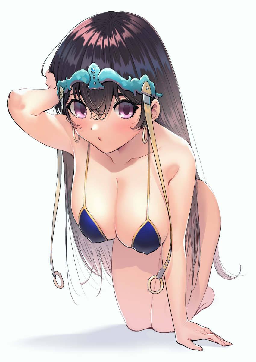 bikini erect_nipples fate/grand_order sungwon swimsuits xuanzang_(fate/grand_order)