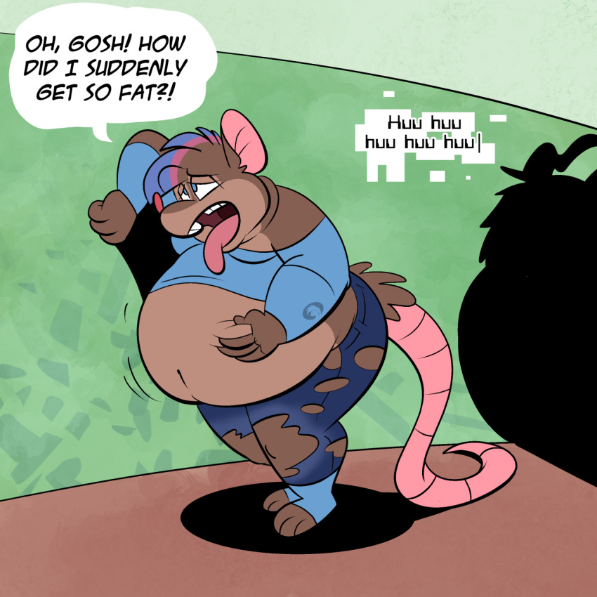 1:1 dialogue hi_res male mammal mouse murid murine overweight overweight_male rodent trevor-fox weight_gain