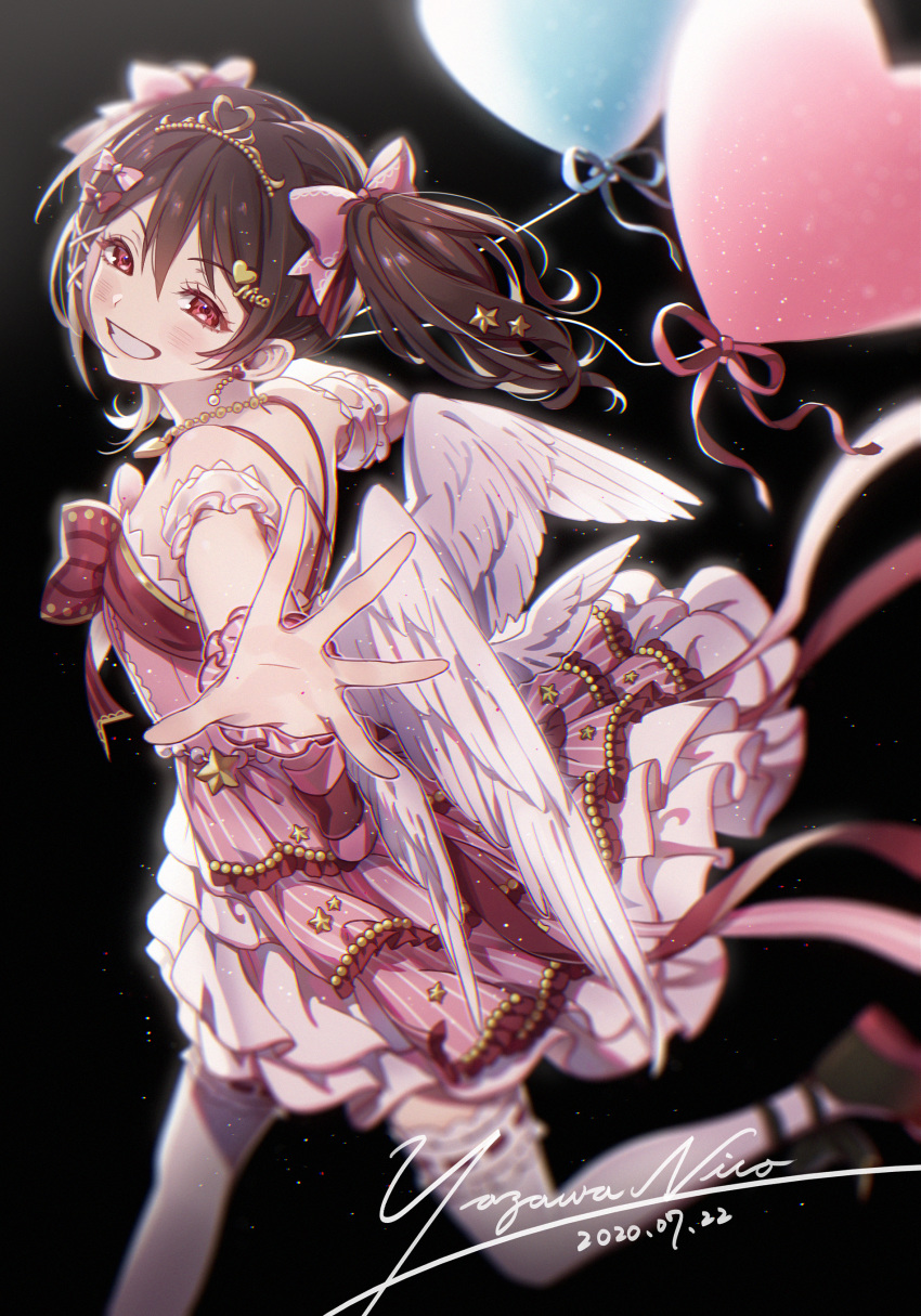 io_(sinking=carousel) love_live! thighhighs wings yazawa_nico